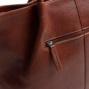 The Chesterfield Brand Kožená shopper kabelka Vespera C38.023031 koňaková zadní přihrádka