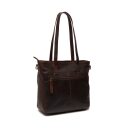 Kožená shopper taška Alicante C38.019201 hnědá zadní strana