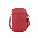 SPARWELL Kožená taška přes rameno na mobil a doklady červená KEMPT KENNA SPKN-42/169 RED - zadní strana
