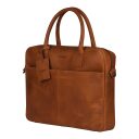 BURKELY Kožená taška na notebook 13,4" Jack Worker 9007340.22.24 koňaková boční náhled