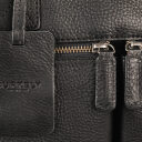 BURKELY Kožená taška na notebook 15,6" Antique Avery 8006988.56.10 černá detail