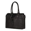 BURKELY Kožená taška na notebook 15,6" Antique Avery 8006988.56.10 černá boční náhled