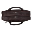 The Chesterfield Brand Kožená brašna na ntb 15,6" Boston C40.108601 hnědá náhled shora