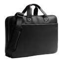 The Chesterfield Brand Kožená taška na notebook 15" Venturo C40.110800 černá přední strana