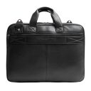 The Chesterfield Brand Kožená taška na notebook 15" Venturo C40.110800 černá zadní strana