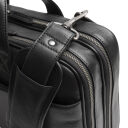 The Chesterfield Brand Kožená taška na notebook 15" Venturo C40.110800 černá polstrovaný popruh