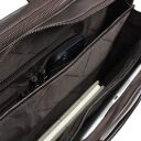 The Chesterfield Brand Kožená taška na notebook 15" Venturo C40.110801 hnědá vnitřní přihrádky