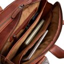 The Chesterfield Brand Kožená taška na notebook 15" Venturo C40.110831 koňaková vnitřní přihrádky