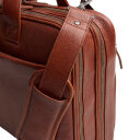 The Chesterfield Brand Kožená taška na notebook 15" Venturo C40.110831 koňaková polstrovaný ramenní popruh