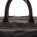 The Chesterfield Brand Kožená taška na notebook 16" Tacama C40.110701 hnědá logo