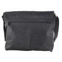 Estelle kožená taška přes rameno 1266 černo-šedá zadní strana