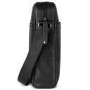 Bugatti kožená taška přes rameno Black Magic 49127701 černá boční náhled