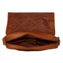 Klopová kožená taška přes rameno The Chesterfield Brand Raphael C48.055131 koňak přihrádky