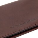 The Chesterfield Brand kožené pouzdro na brýle Maplewood C08.300101 hnědé logo