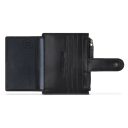 Bugatti kožené pouzdro na karty RFID Remo 49239601 černé otevřené