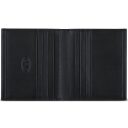 Bugatti kožené pouzdro na karty RFID Romeo 49415601 černé otevřené