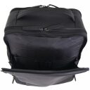 The Chesterfield Brand Kožený batoh na notebook 15,6" Soraja C58.700000 černý otevřený