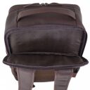 The Chesterfield Brand Kožený batoh na notebook 15,6" Soraja C58.700001 hnědý přihrádka