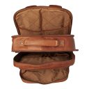 The Chesterfield Brand kožený batoh na notebook 15" Lennox C58.071131 koňak vnitřní kapsy