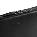 The Chesterfield Brand Kožený batoh na notebook Marvello C58.035000 černý logo