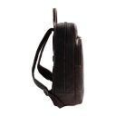 The Chesterfield Brand Kožený batoh na notebook Marvello C58.035001 hnědý boční náhled