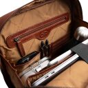 The Chesterfield Brand Kožený batoh na notebook Marvello C58.035031 koňakový vnitřní přihrádky