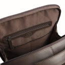 The Chesterfield Brand Kožený batoh na notebook Quincy C58.035201 hnědý vnitřní přihrádky