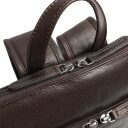 The Chesterfield Brand Kožený batoh na notebook Rosverra C58.034901 hnědý dvoucestný zip