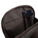 The Chesterfield Brand Kožený batoh na notebook Serenzo C58.035101 hnědý vnitřní přihrádky
