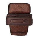 Pánský kožený business batoh Chesterfield Brand Jamaica C58.032601 hnědý - otevřený