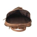 GREENBURRY Kožený vintage business batoh Arden 1531-25 hnědý