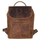 Greenburry kožený Vintage městský batoh 1544-25 hnědý