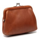 The Chesterfield Brand Malá kožená peněženka s klipem Nera C08.053731 koňaková zadní strana