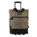 PUNTA wheel Nákupní taška na kolečkách 10008-0112 hnědá leopardí vzor