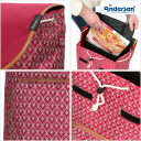 Andersen Nákupní taška na kolečkách SCALA SHOPPER® PLUS Famke 133-174-70 červená se vzorem detail