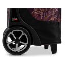 PUNTA wheel Velká nákupní taška na kolečkách 10303-3031 fialová s květy