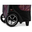 PUNTA wheel Velká nákupní taška na kolečkách 10303-3031 fialová s květy
