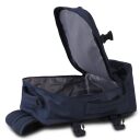BestWay Cestovní batoh 40x25x20 cm Cabin Pro Small 40328-0600 modrý - otevřená hlavní přihrádka