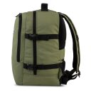 BestWay Palubní batoh do letadla 40x20x25 cm Cabin Pro Storm 40350-1300 khaki boční náhled