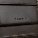 Bugatti kožená peněženka DUE 49110802 hnědá logo