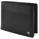 Bugatti pánská kožená peněženka RFID Black Magic 49123701 černá pootevřená