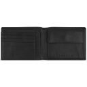 Bugatti pánská kožená peněženka RFID Black Magic 49123701 černá otevřená