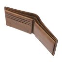 Castelijn & Beerens Pánská kožená peněženka RFID Rien 524190 NT koňaková - vnitřní členění