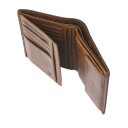 Castelijn & Beerens Pánská kožená peněženka RFID Rien 525793 NT koňaková - vnitřní přihrádky