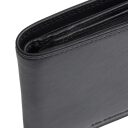 Pánská kožená peněženka RFID Frederick černá detail
