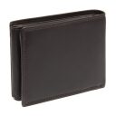 Pánská kožená peněženka RFID Hendrick C08.052901 hnědá zadní strana