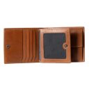 aunts & uncles Pánská kožená peněženka RFID Henry 52272-30 koňaková vnitřní náhled