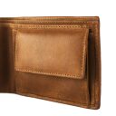 Pánská kožená peněženka RFID Walid C08.036231 koňak kapsa na mince