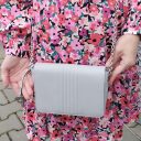 Dámská kožená kabelka přes rameno PICARD Pigalle 9390 světle šedá - přední strana