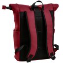 DANIEL RAY Rolovací batoh na notebook 15″ Highlands DRS25.1086M.57 burgundy zadní strana